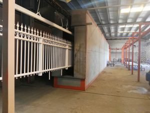 quality decoration powder coating heating curing